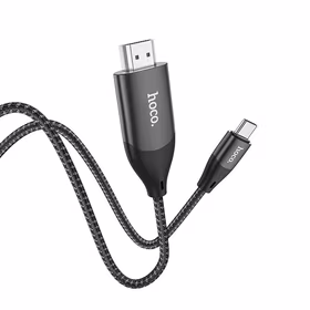 Kabeļa Hoco UA16 Type-C savienojums ar HDMI 2.0m, pelēks