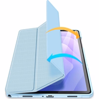 Korpuss Dux Ducis Toby Samsung X210/X215/X216 Tab A9 Plus 11.0/X230/X235/X236 Tab A11 Plus 11.0 blue