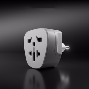 Adapteris no IT sienas kontaktdakšas uz universālo kontaktdakšu