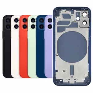 Aizmugurējais vāciņš saderīgs ar iPhone 12 Mini pilns korpuss / balts / OEM