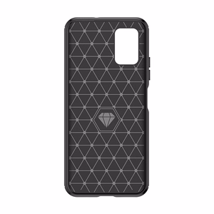 Carbon Case silikona viedtālruņa apvalks Nokia C300 - melns