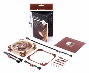 Noctua NF A12x25 PWM Computer case Fan 12 cm Beige, Red