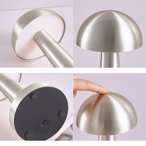 Nakts lampa WDL-04 bezvadu sudraba