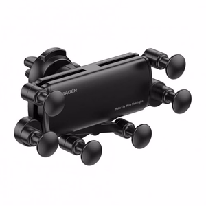 Automašīnas turētājs Essager Gravity, melns (nav magnētisks / gaisa ventilatora reste)