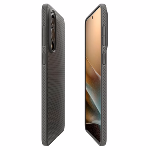 Чехол Spigen Liquid Air для Samsung Galaxy S25 Edge - серый