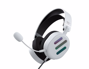 Havit H2038U - spēļu austiņas, melnas un baltas