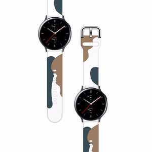 Moro siksniņa Samsung Galaxy Watch 40 / 41 / 42 / 43 / 44 mm silikona pulksteņa siksniņa ar rakstu 1
