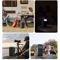 Portatīvais lādētājs Joyroom JR-PBF10 75000mAh 100W 3x USB-C 3x USB-A ar salokāmo lukturīti un rokturi (zaļš)