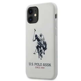 US Polo USHCP12SSLHRWH iPhone 12 mini 5,4" balts Silicone kolekcija