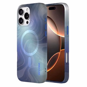 Incase Halo Case vāciņš ar MagSafe iPhone 16 Pro Max tālrunim, Oil Slick Ocean krāsā