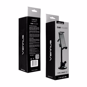 VENNUS Automašīnas turētājs (m) - SMART 17 / ar gaisa ventilācijas stiprinājumu un priekšējā stikla stiprinājumu /