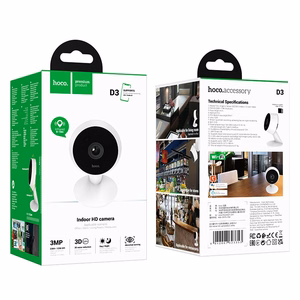Iekštelpu kamera Hoco 3MP Full HD D3 balta