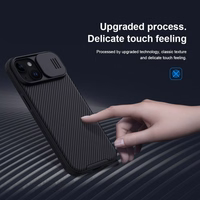Nillkin CamShield Pro PC+TPU viedtālruņa apvalks Iphone 15 Plus zils