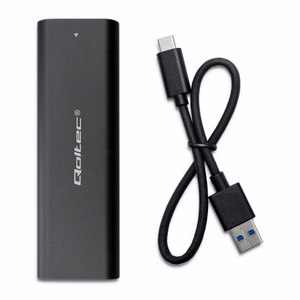 Qoltec 50311 SSD diska korpuss melns M.2
