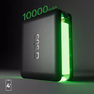 Внешний аккумулятор SBS TEBB10000HDPD20K 10000 mAh с Power Delivery - чёрный