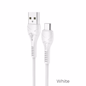 USB cable Hoco X37 Cool Power microUSB 1.0m white