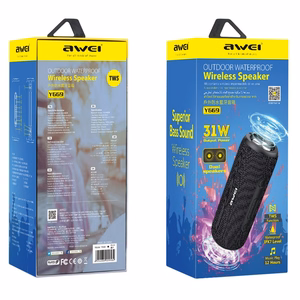 Bluetooth pārnēsājamie skaļruņi Awei Y669 31W melni