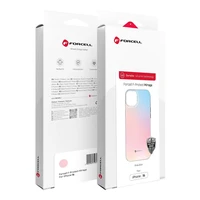 FORCELL F-PROTECT Mirage, militārā standarta pārbaudīts magnētiskais viedtālruņa apvalks IPHONE 16 PRO MAX, rozā zils