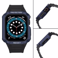 Protect siksniņa Apple Watch 38/40/41mm bruņots apvalks siksniņa - melns, zils