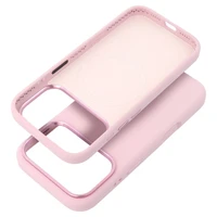 Maciņš priekš iPhone 16 Forcell F-Protect Frame Premium saderīgs ar Magsafe rozā
