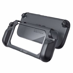 Tech-Protect MagMat viedtālruņa apvalks priekš Nintendo Switch 2 - melns un caurspīdīgs