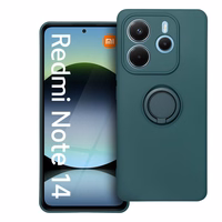 Silikona RING viedtālruņa apvalks XIAOMI Redmi Note 14 5G zaļš