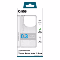 SBS Skinny Cover for Xiaomi Redmi Note 15 Pro+ - transparent