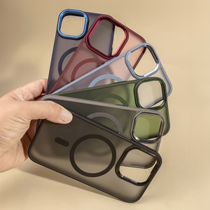 Frozen Magnētiskais viedtālruņa apvalks iPhone 13 Pro 6,1" melns