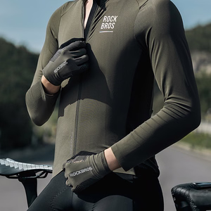 Rockbros cycling gloves spring/summer/autumn, full, size: M - green