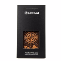 Bewood maciņš for iPhone 16 Plus 6,7" Compass Merbau