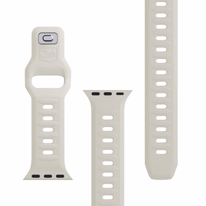 3mk silikona siksniņa Apple Watch, 42/44/45/46/49 mm, Nude, lielais izmērs