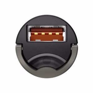 Baseus Tiny Star mini gudrais USB automašīnas lādētājs 30W Quick Charge 3.0 pelēks (VCHX-A0G)