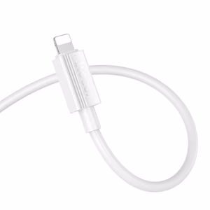 Cable USB C to Lightning Hoco PD 27W 1m X107 white