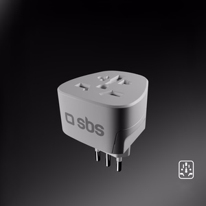 Adapteris no IT sienas kontaktdakšas uz universālo kontaktdakšu