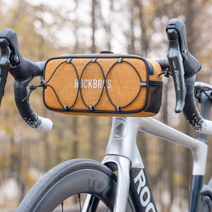 Rockbros TL001 ROAD TO SKY 1.9L velosipēda stūres soma ūdensizturīga - oranža