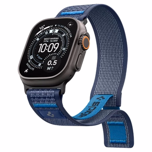 Spigen Athlex Air 2 siksniņa Apple Watch 8 / 9 / 10 / 11 / SE / Ultra (44 / 45 / 46 / 49 mm) tumši zila
