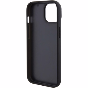 BMW Ādas Hot Stamp viedtālruņa apvalks iPhone 15 Plus - melns