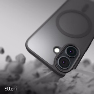 Etteri Matēts Mag maciņš for Samsung Galaxy S25 melns