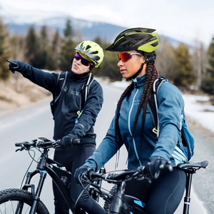 Wozinsky MTB velosipēda ķivere ar noņemamu nagu un aizmugurējo USB gaismu L - melns un dzeltens