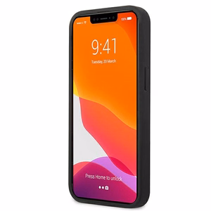 Karl Lagerfeld Ikonik Karl & Choupette vāciņš ierīcei iPhone 13 mini, fuksijas krāsā