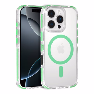 Tel Protect Strap Clear чехол для Iphone 17 Pro Max зелёный