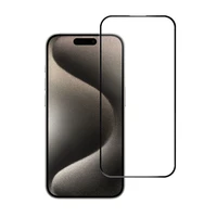 Aizsargstikls Blue Star - APP IPHONE 15 Pro 5D pilns pārklājums - melns