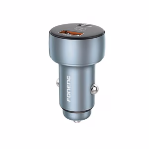 Auto lādētājs Foneng C18 48W USB-C/USB-A pelēks