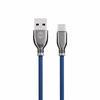 Forever Tornado kabelis USB - USB-C 1,0 m 3A tumši zils