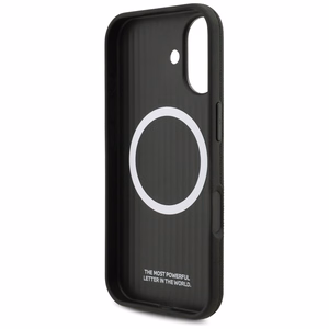 BMW M FW Metal Logo MagSafe futrālis iPhone 17 - melns