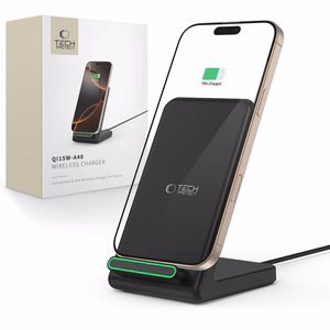 Tech-Protect QI15W-A40 bezvadu lādētājs - melns