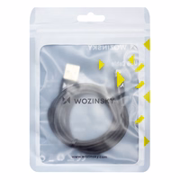 Wozinsky kabelis USB - Lightning 2,4A 1m melns (WUC-L1B)