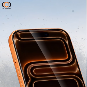 Tel Protect Dust-Free Easy Fit Full Glue 6D rūdīts stikls priekš Samsung Galaxy S26 Ultra melns (ar pirksta nospieduma atbloķēšanu) - 2 gab.