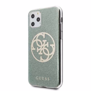 Guess GUHCN58PCUGLKA iPhone 11 Pro хаки жёсткий чехол 4G Circle Glitter