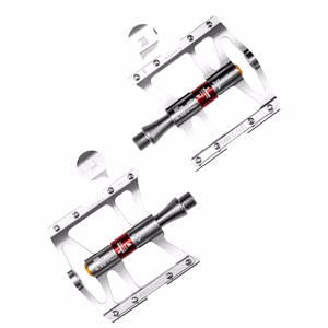 Rockbros JT410 4.10 velosipēda pedāļi ar 4 gultņiem – sudraba